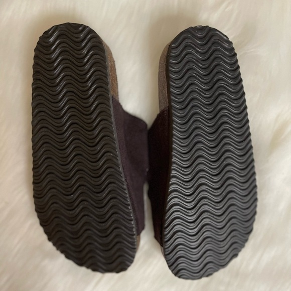 Woodstock Leather Slide Sandal with Buckle Adjustable Arizona NWOT - Picture 3 of 5